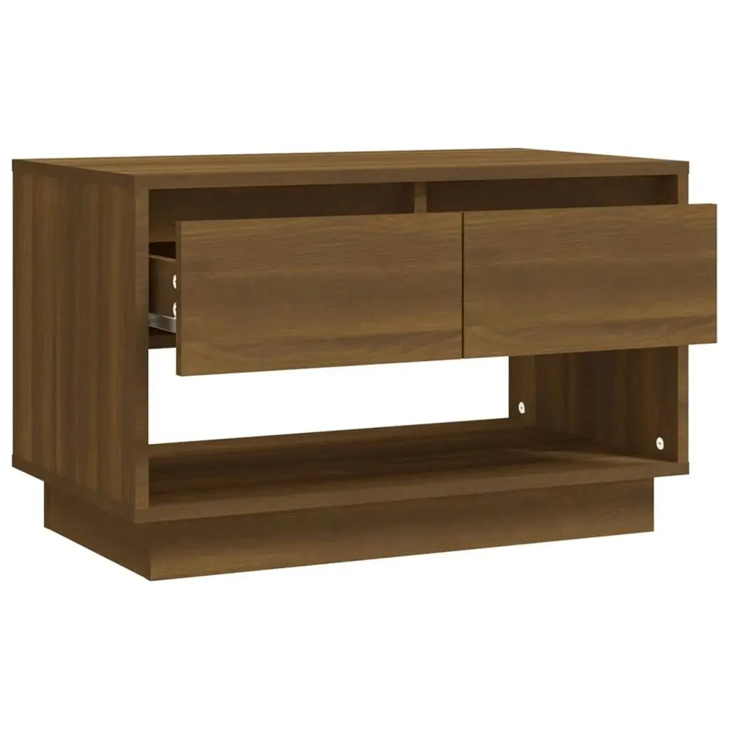 TV Cabinet Brown Oak 70x41x44 cm Engineered Wood 812977