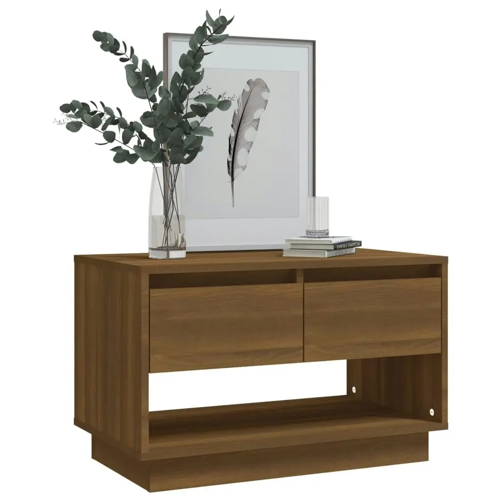 TV Cabinet Brown Oak 70x41x44 cm Engineered Wood 812977