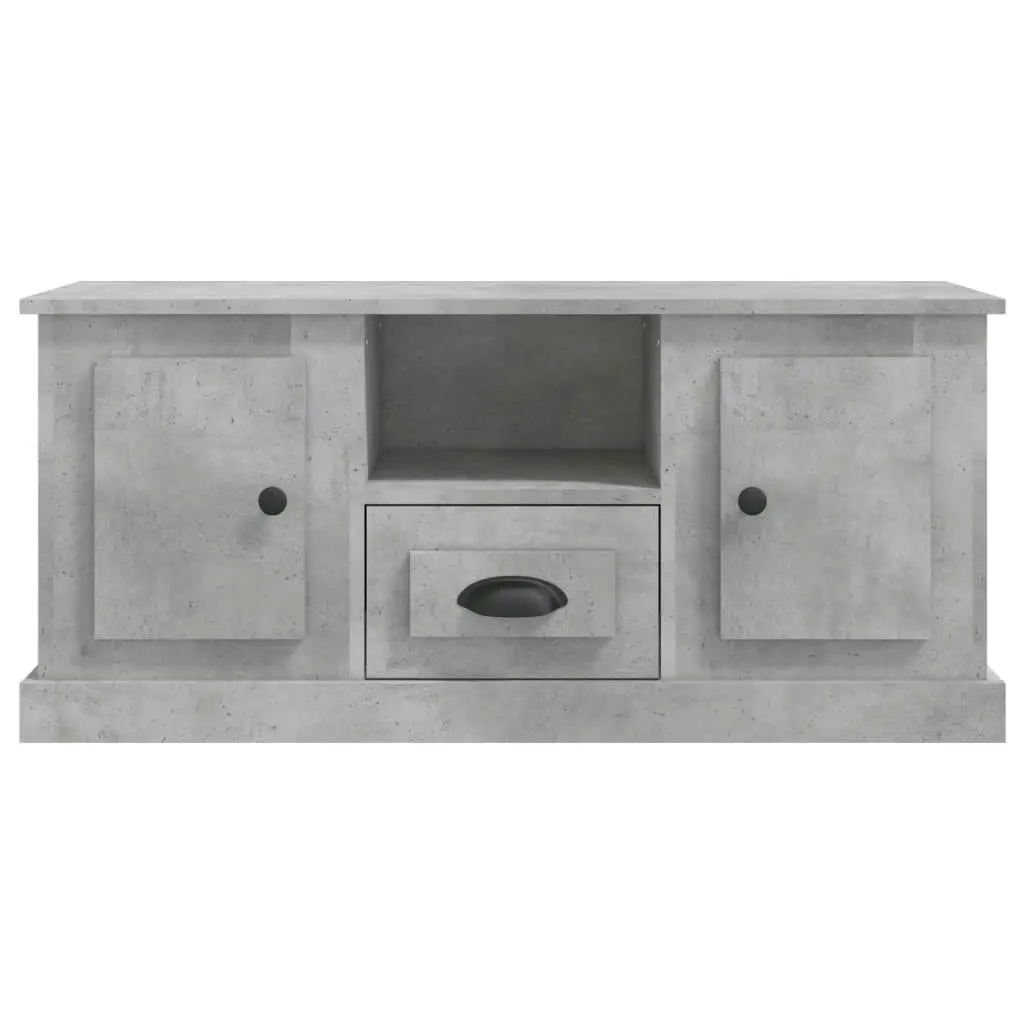 TV Cabinet Concrete Grey 100x35.5x45 cm Engineered Wood 816460