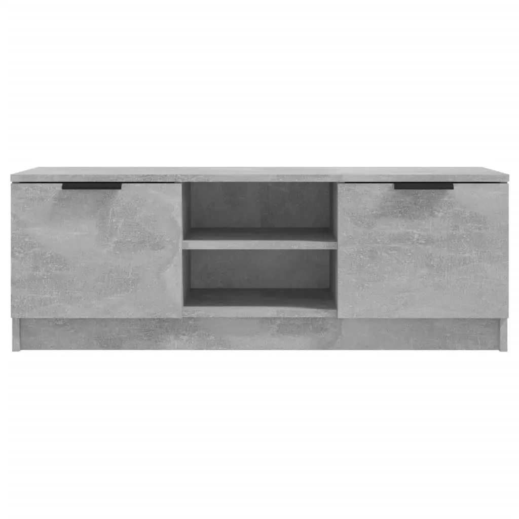 TV Cabinet Concrete Grey 102x35x36.5 cm Engineered Wood 811515