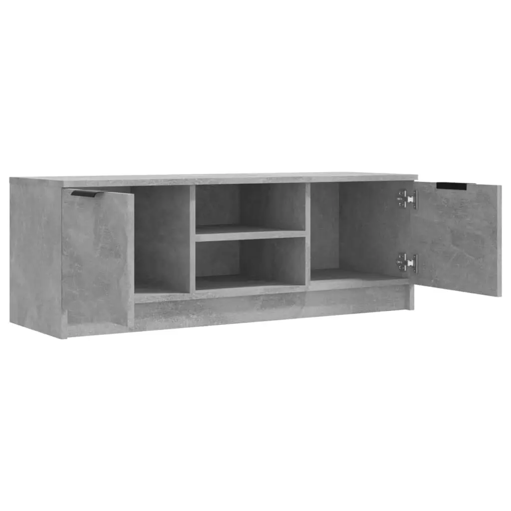 TV Cabinet Concrete Grey 102x35x36.5 cm Engineered Wood 811515