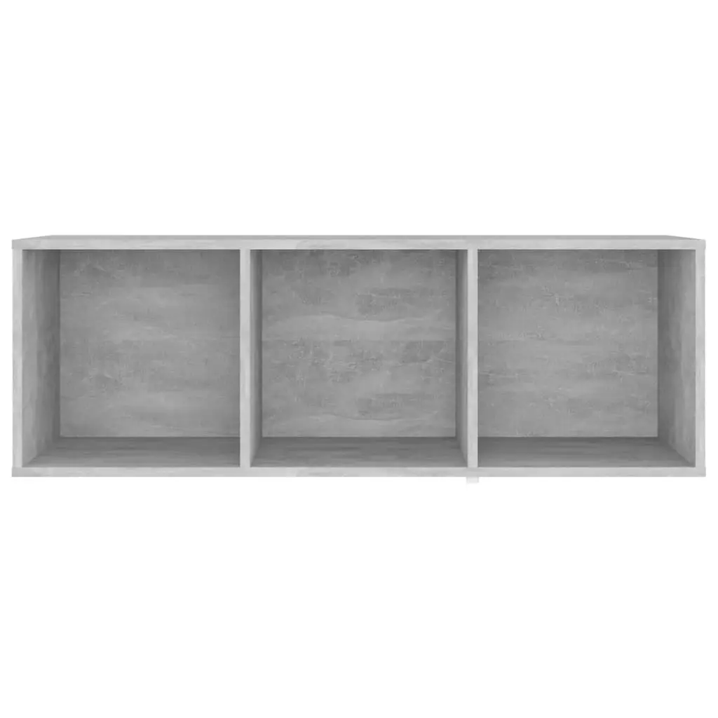 TV Cabinet Concrete Grey 107x35x37 cm Engineered Wood 805538