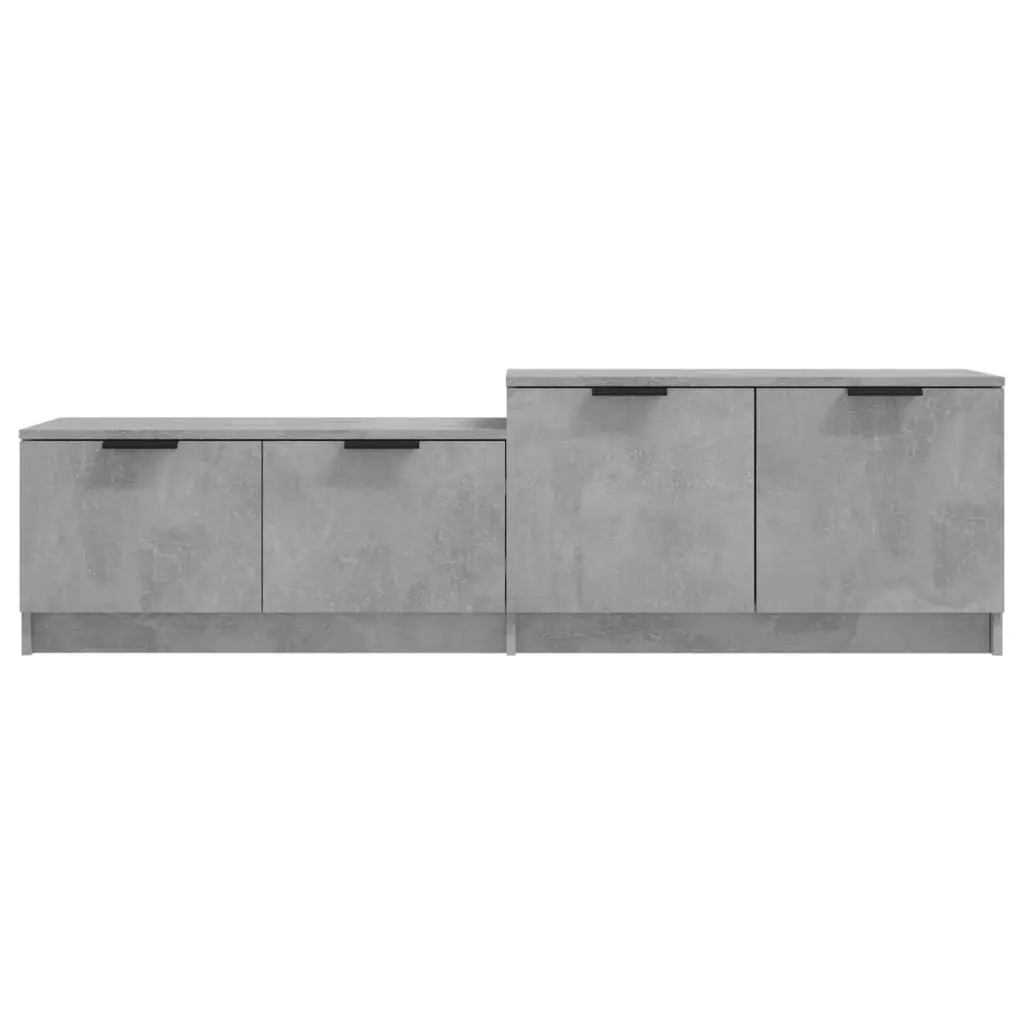 TV Cabinet Concrete Grey 158.5x36x45 cm Engineered Wood 811488