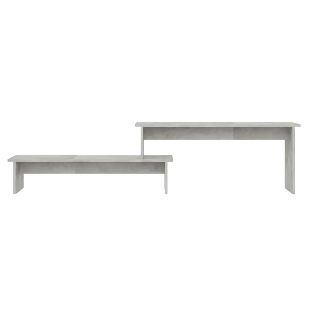 TV Cabinet Concrete Grey 180x30x43 cm Engineered Wood 806269