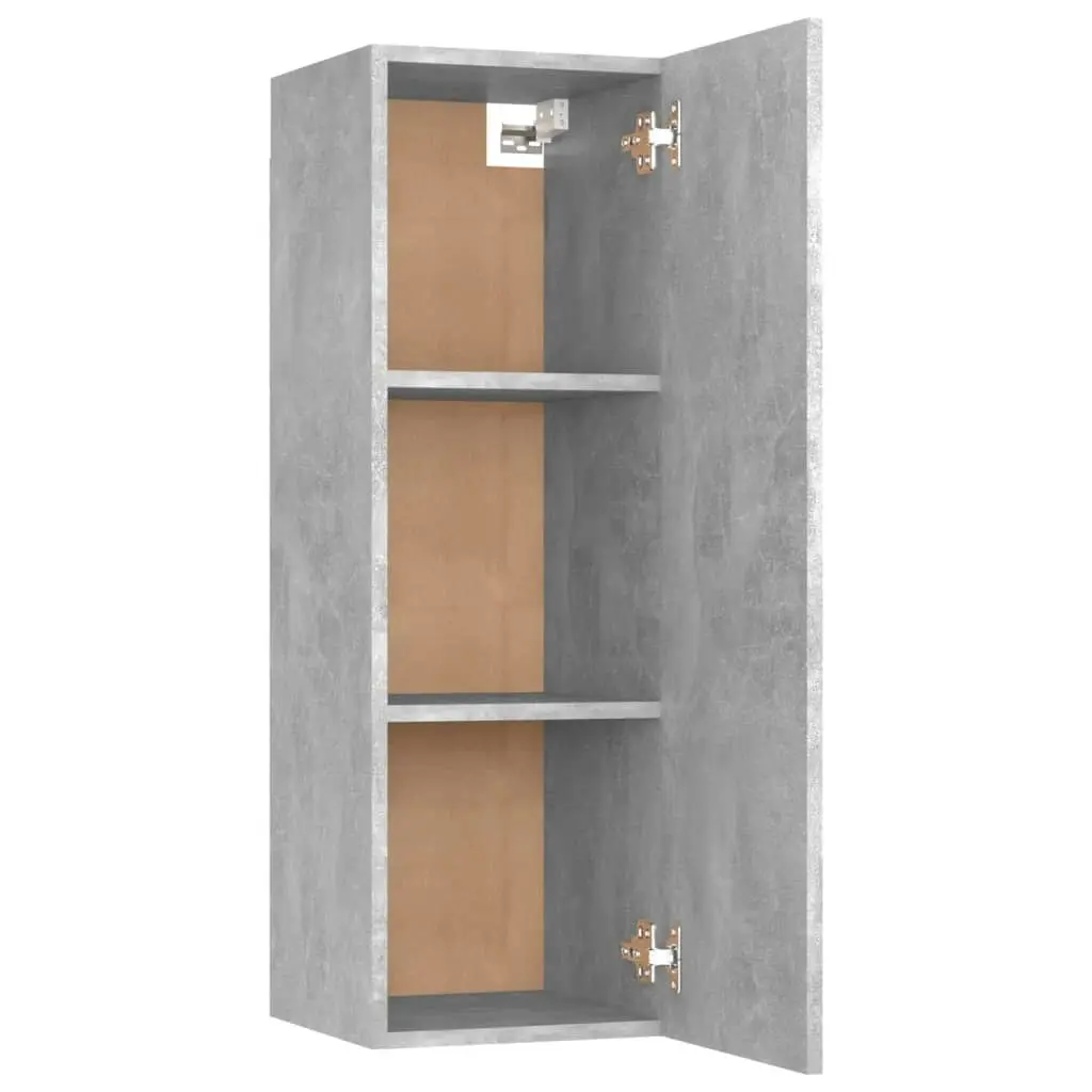 TV Cabinet Concrete Grey 30.5x30x90 cm Engineered Wood 803352