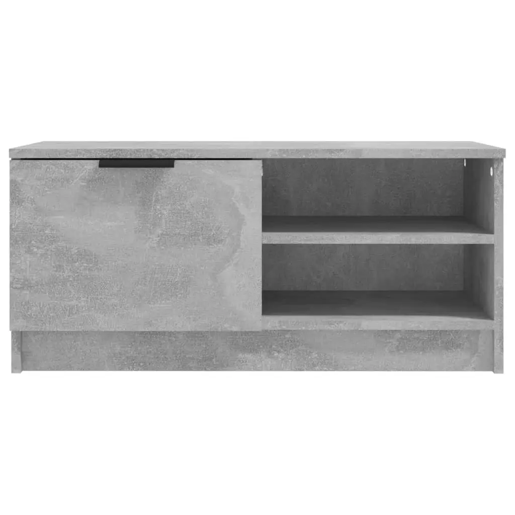 TV Cabinet Concrete Grey 80x35x36.5 cm Engineered Wood 811474