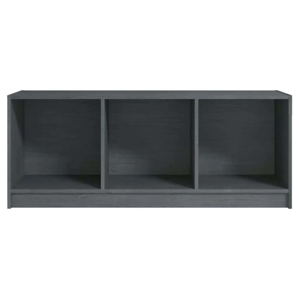 TV Cabinet Grey 104x33x41 cm Solid Pinewood 809962