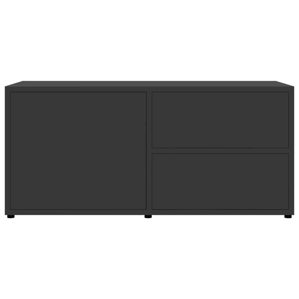 TV Cabinet Grey 80x34x36 cm Engineered Wood 801852