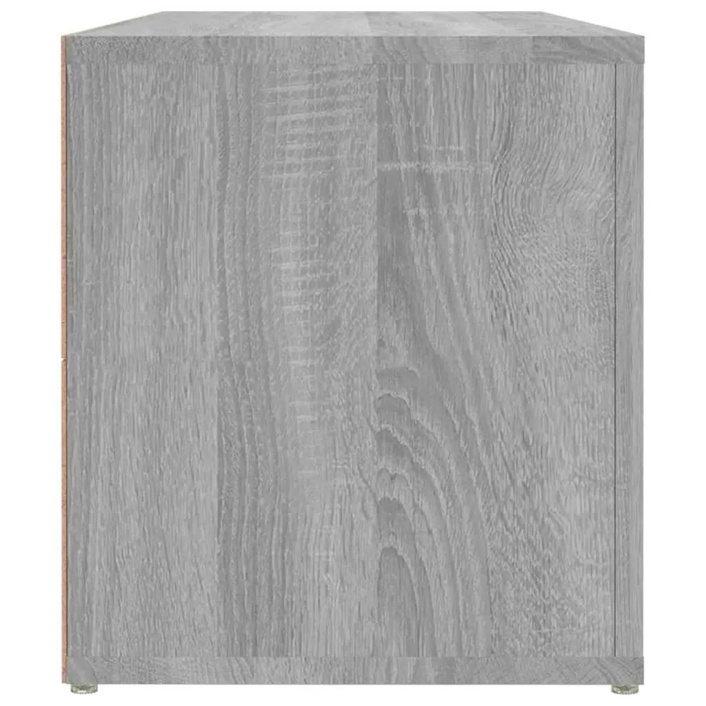 TV Cabinet Grey Sonoma 100x31.5x35 cm Engineered Wood 819434