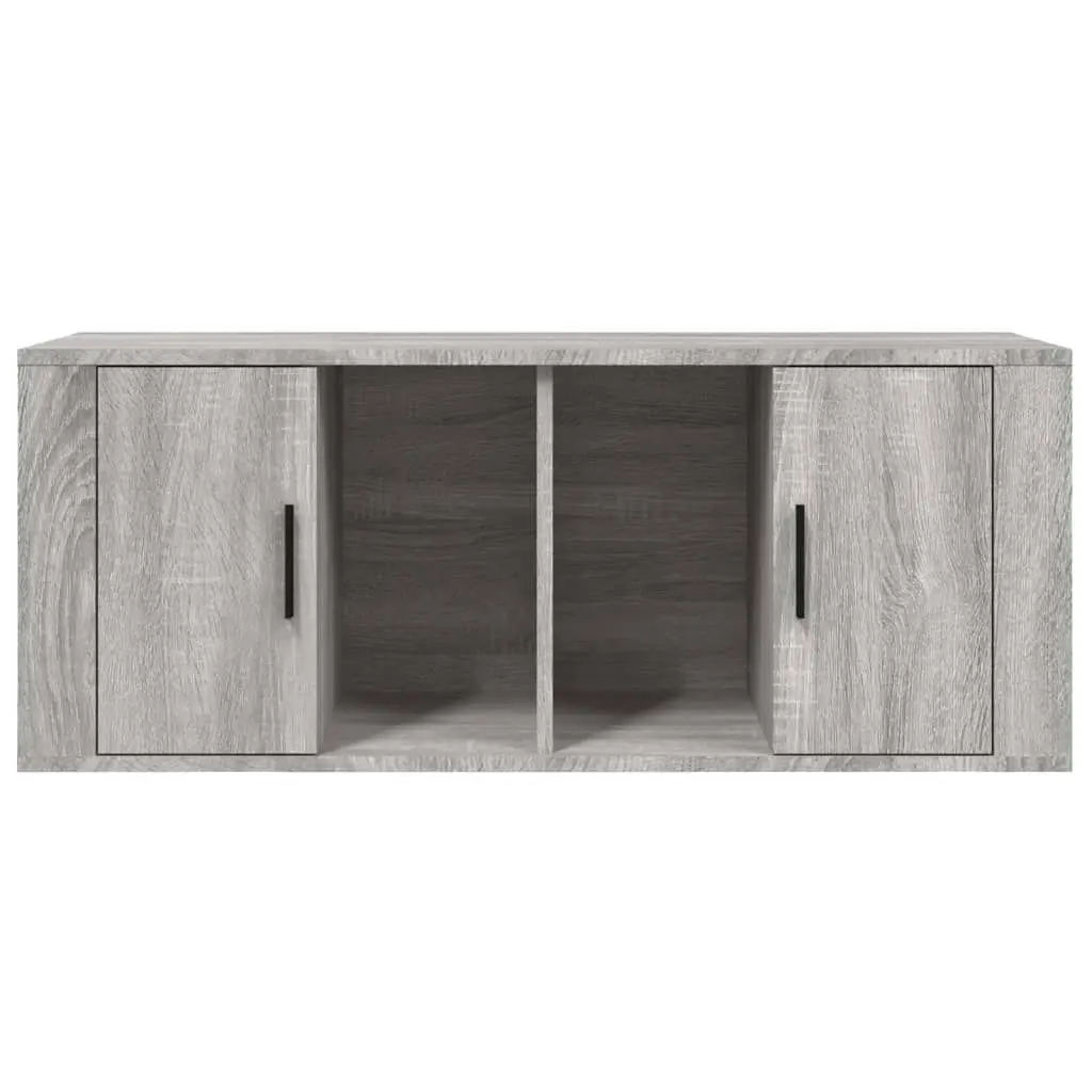 TV Cabinet Grey Sonoma 100x35x40 cm Engineered Wood 816806