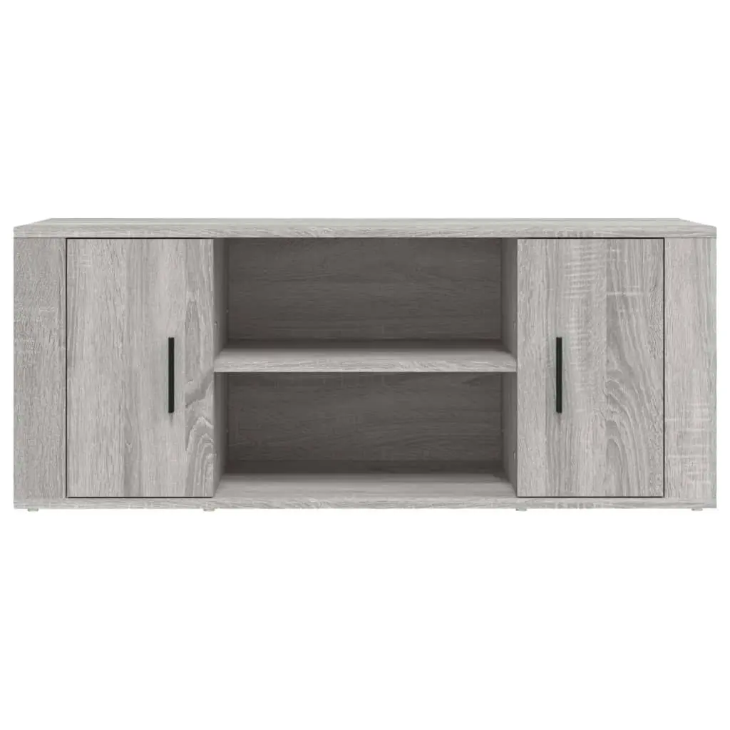 TV Cabinet Grey Sonoma 100x35x40 cm Engineered Wood 823097