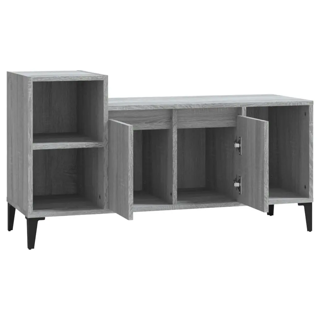 TV Cabinet Grey Sonoma 100x35x55 cm Engineered Wood 821186