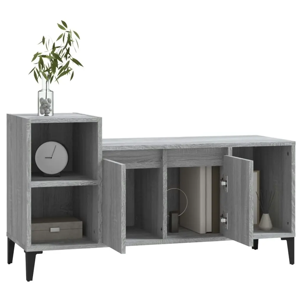 TV Cabinet Grey Sonoma 100x35x55 cm Engineered Wood 821186