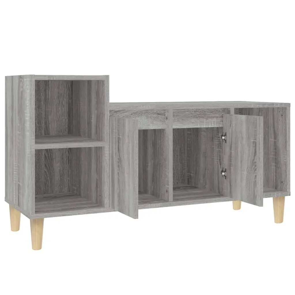 TV Cabinet Grey Sonoma 100x35x55 cm Engineered Wood 821178