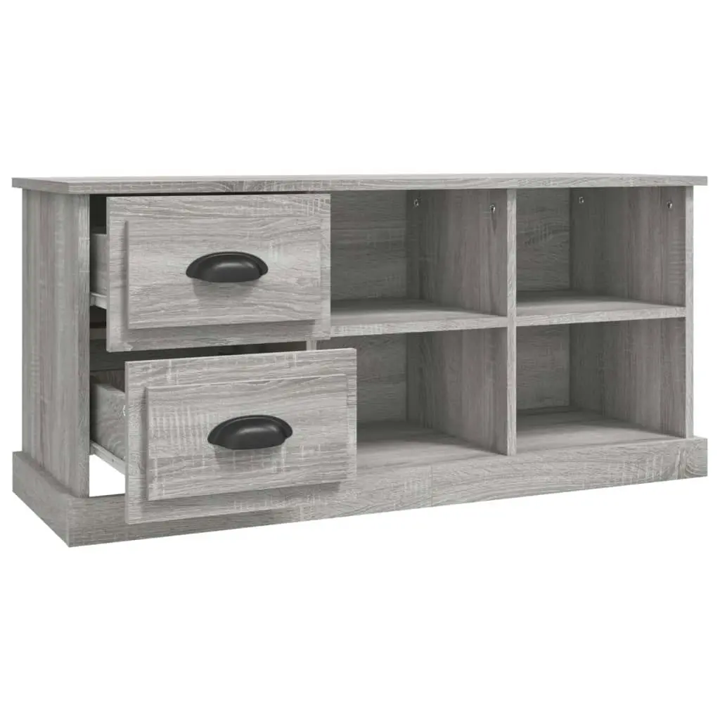 TV Cabinet Grey Sonoma 102x35.5x47.5 cm Engineered Wood 816182