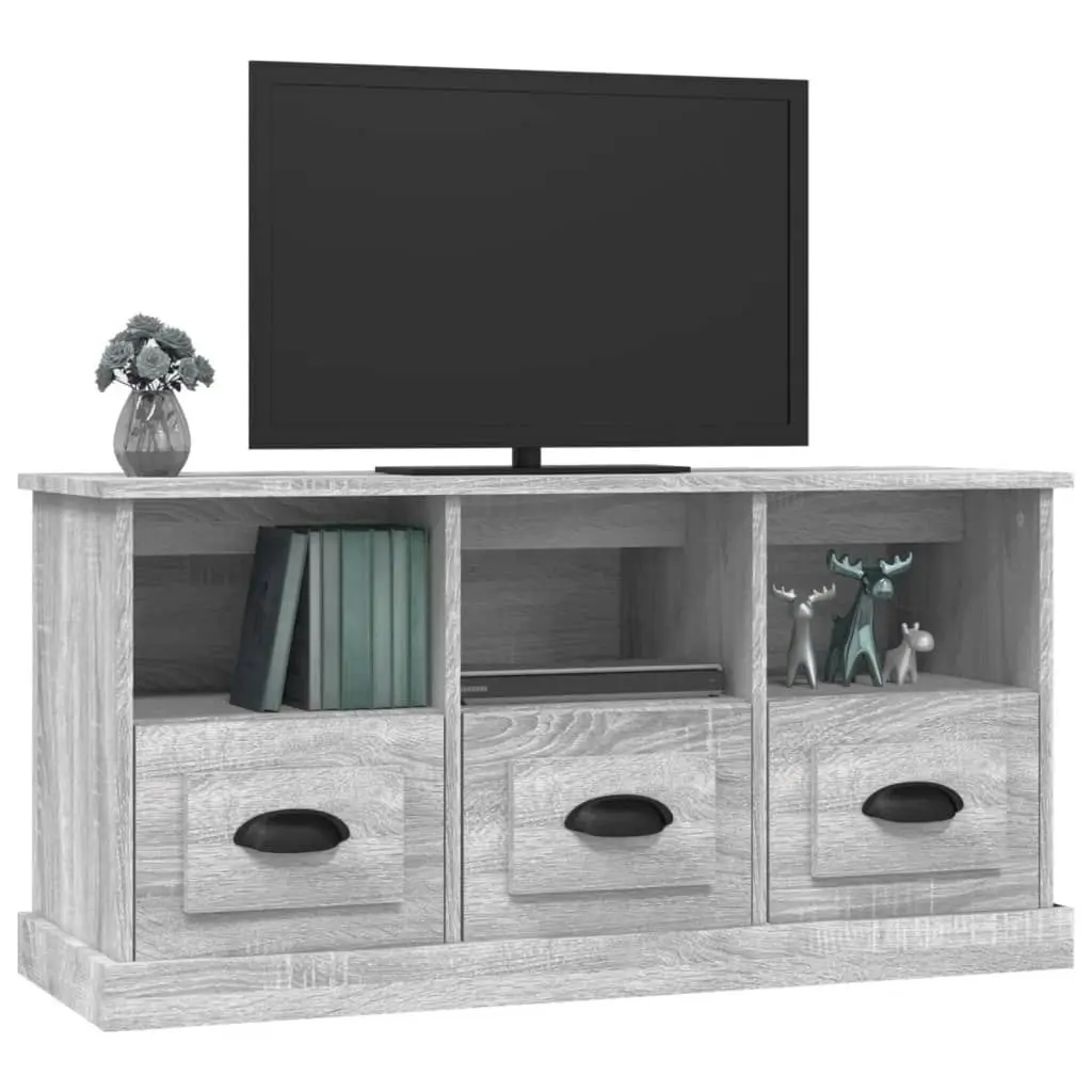 TV Cabinet Grey Sonoma 100x35x50 cm Engineered Wood 816294