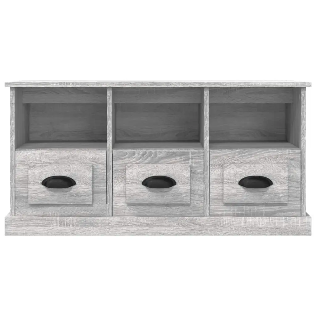 TV Cabinet Grey Sonoma 100x35x50 cm Engineered Wood 816294