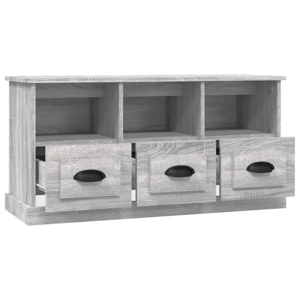 TV Cabinet Grey Sonoma 100x35x50 cm Engineered Wood 816294