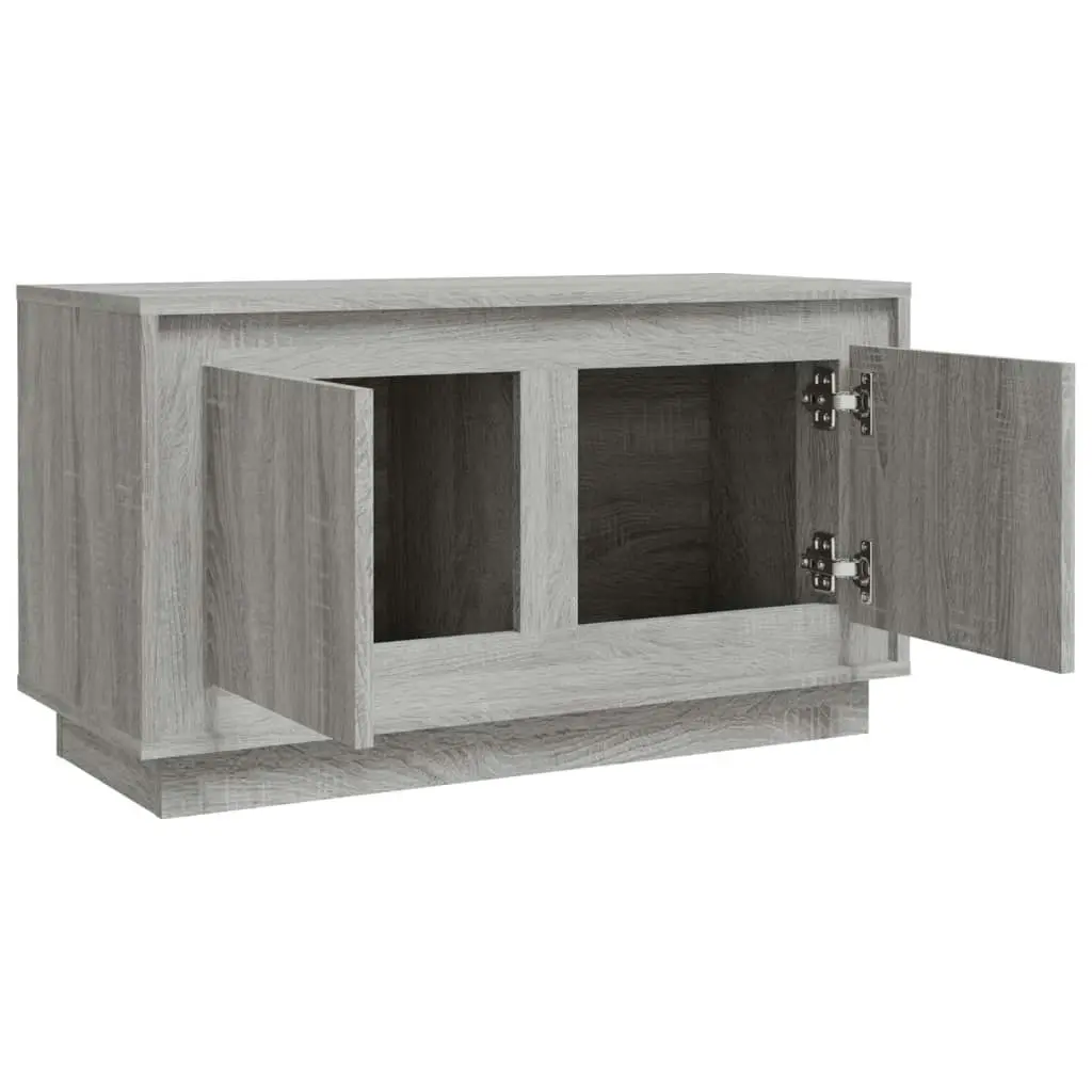 TV Cabinet Grey Sonoma 80x35x45 cm Engineered Wood 819858