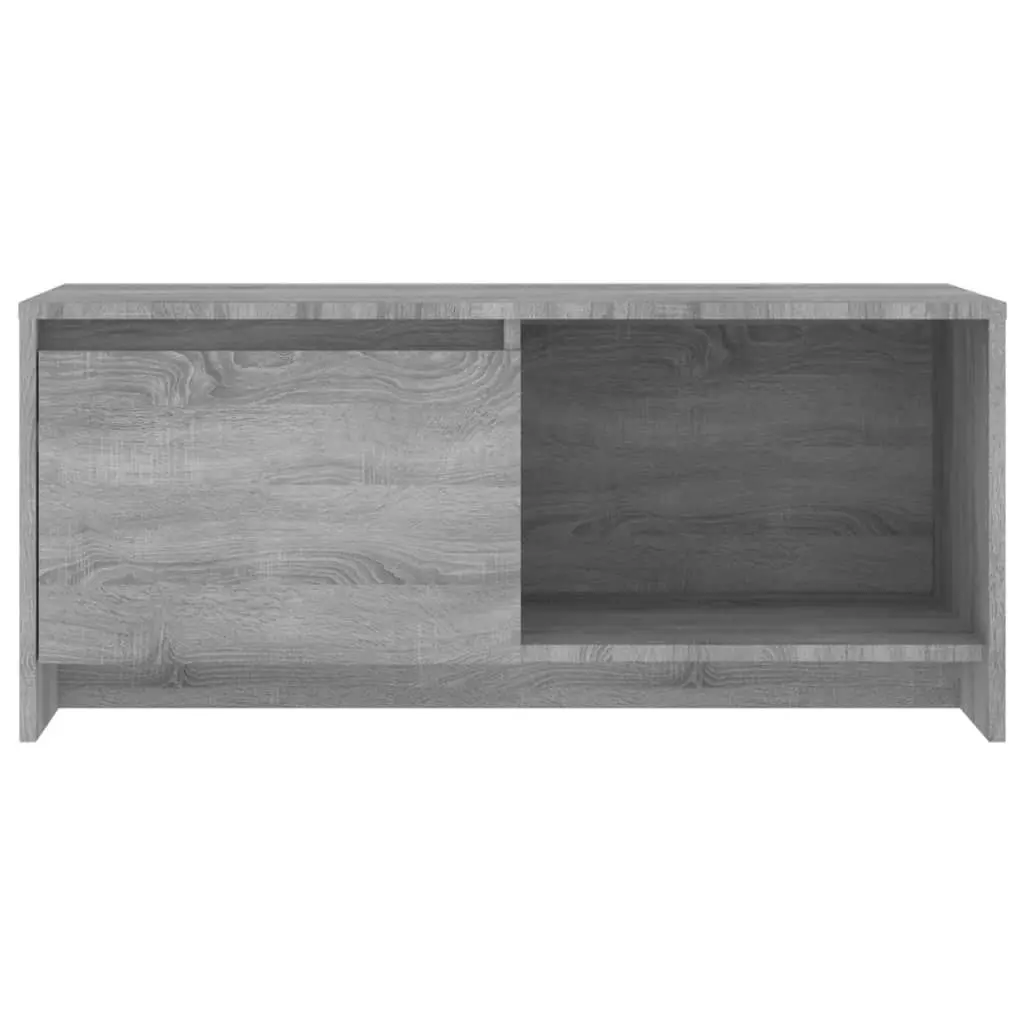 TV Cabinet Grey Sonoma 90x35x40 cm Engineered Wood 813018