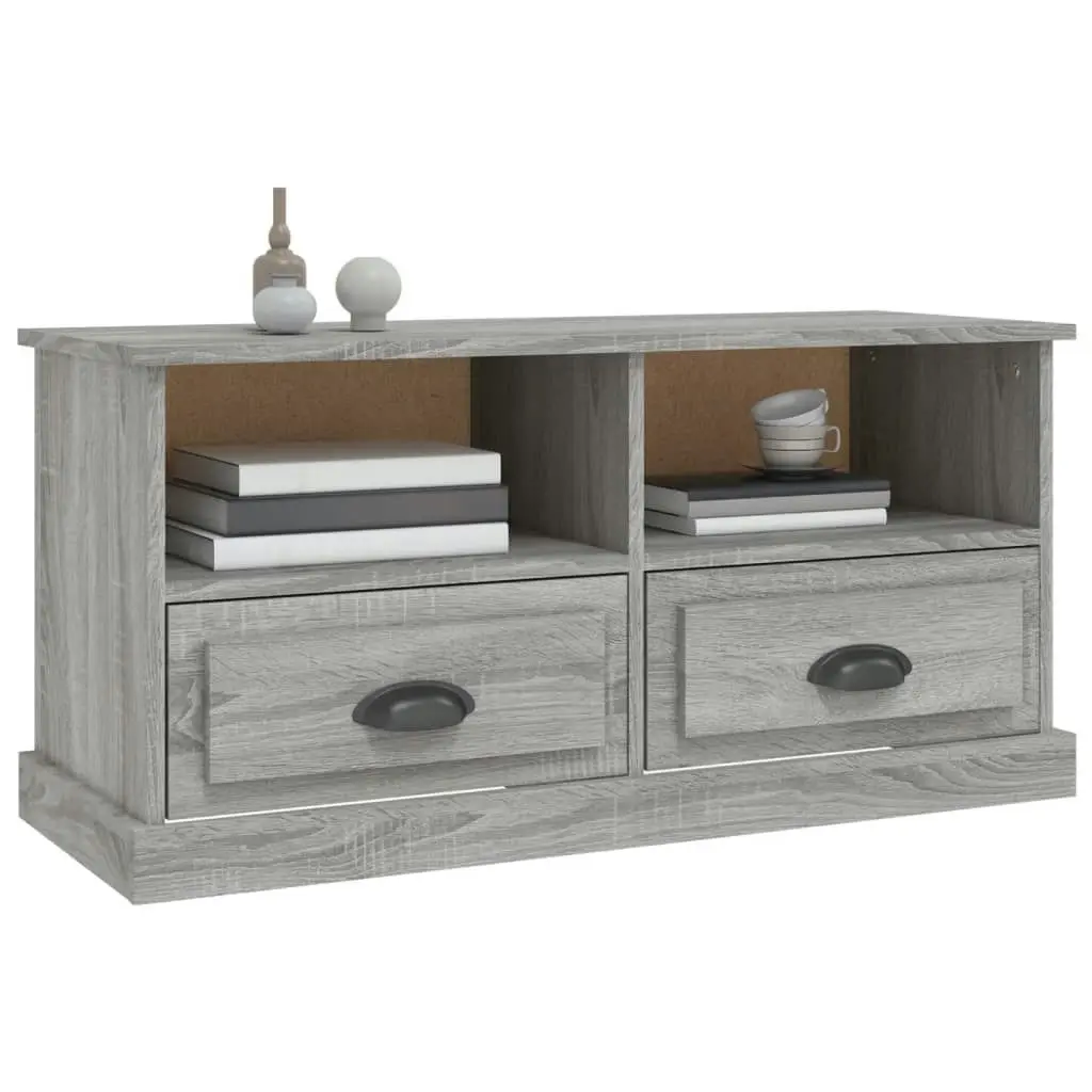 TV Cabinet Grey Sonoma 93x35.5x45 cm Engineered Wood 816470