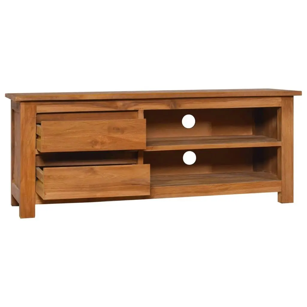 TV Cabinet 100x30x40 cm Solid Teak Wood 289081