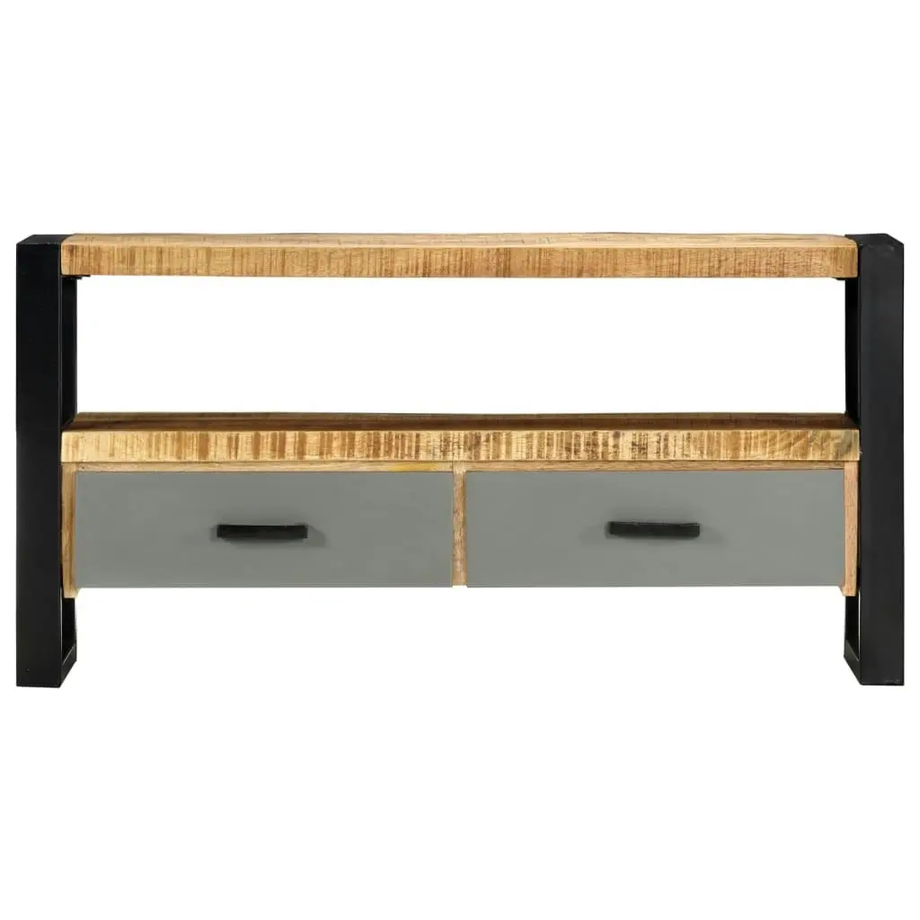 TV Cabinet 100x30x50 cm Solid Mango Wood 248013