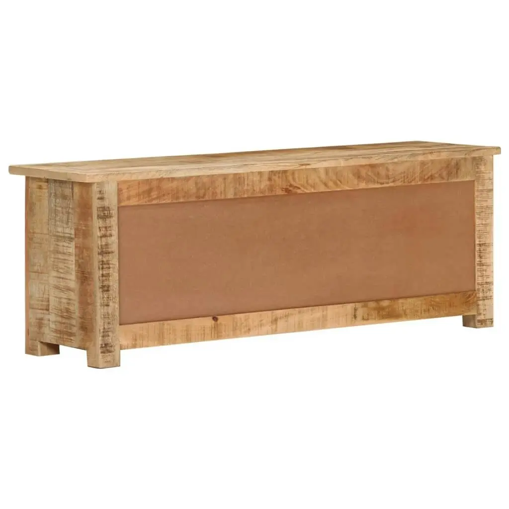 TV Cabinet 110x30x40 cm Rough Mango Wood 328307