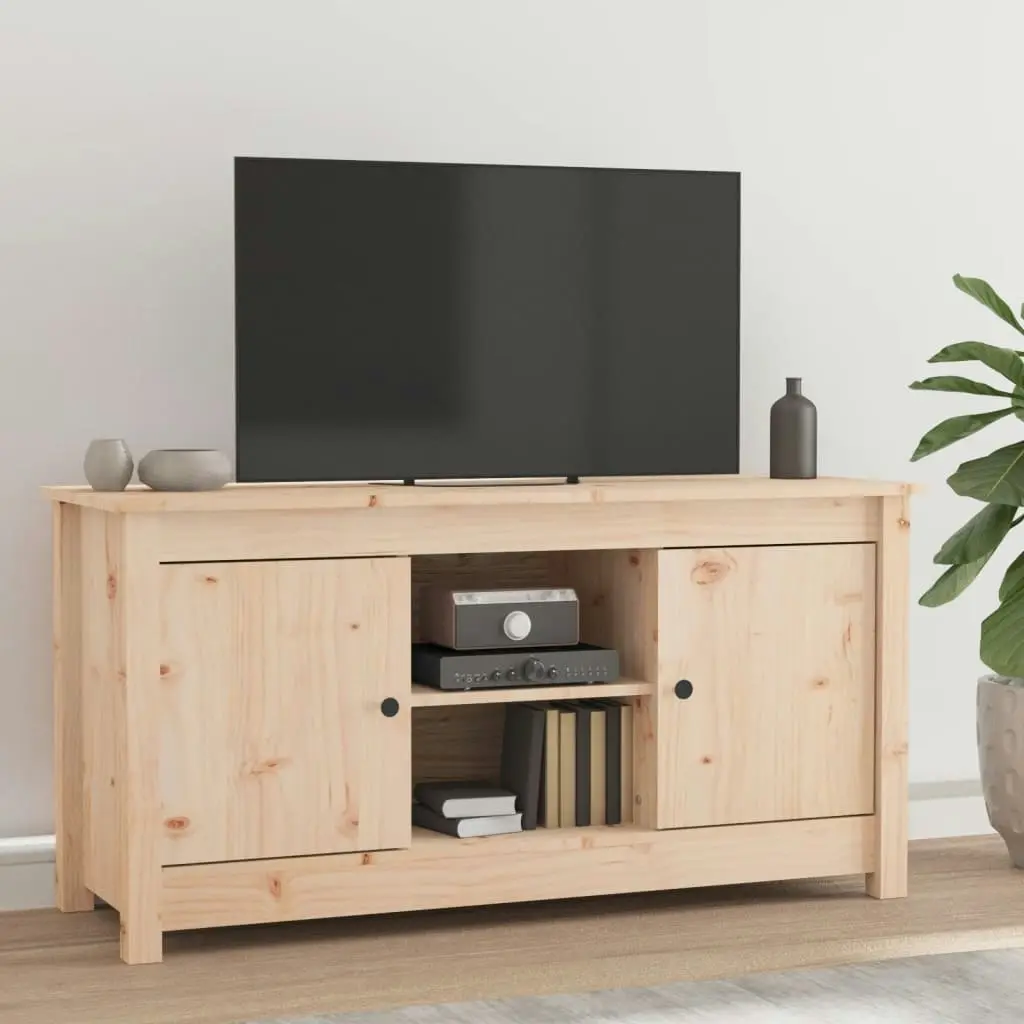 TV Cabinet 103x36.5x52 cm Solid Wood Pine 814584