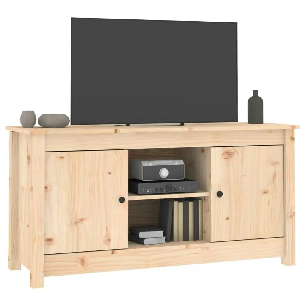 TV Cabinet 103x36.5x52 cm Solid Wood Pine 814584