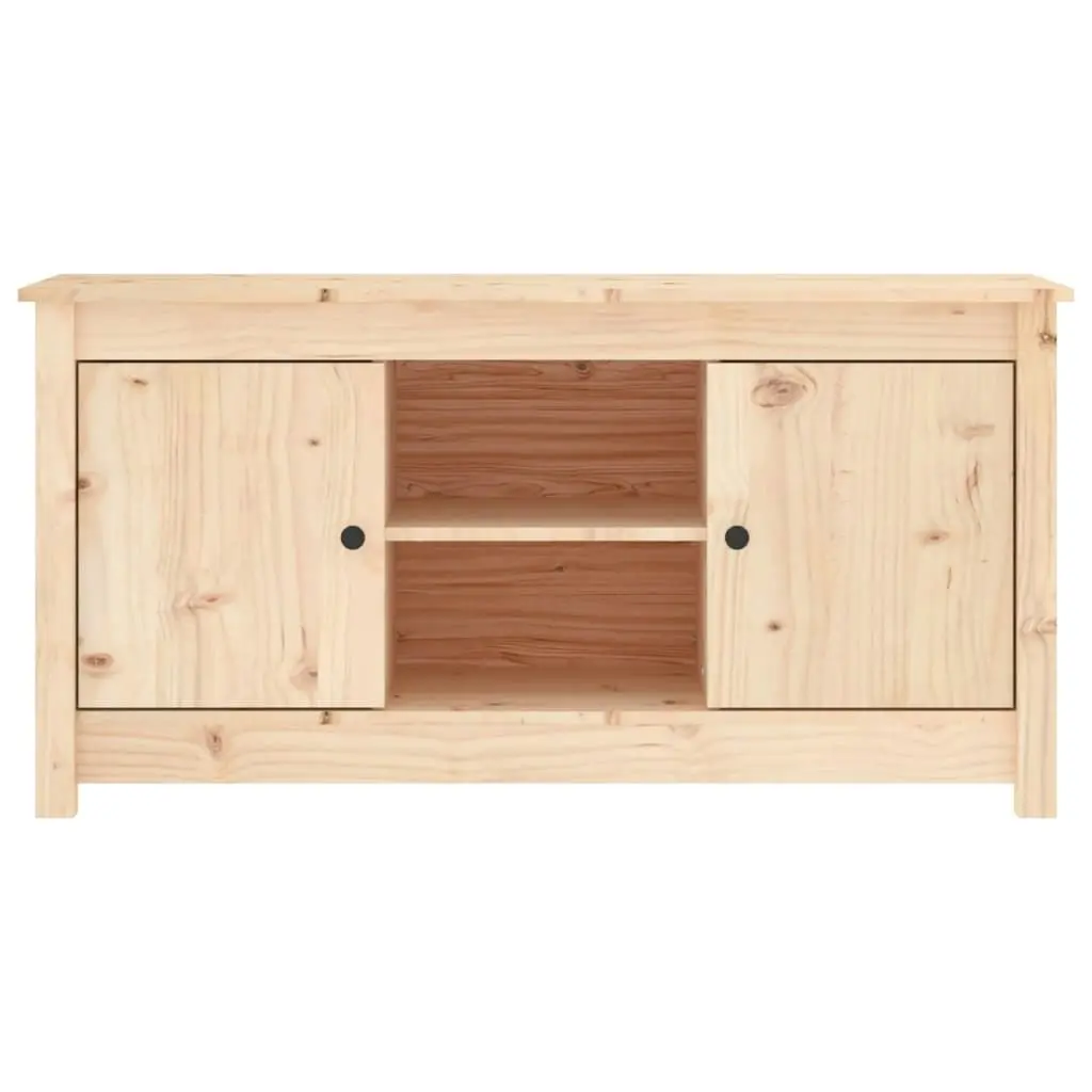 TV Cabinet 103x36.5x52 cm Solid Wood Pine 814584