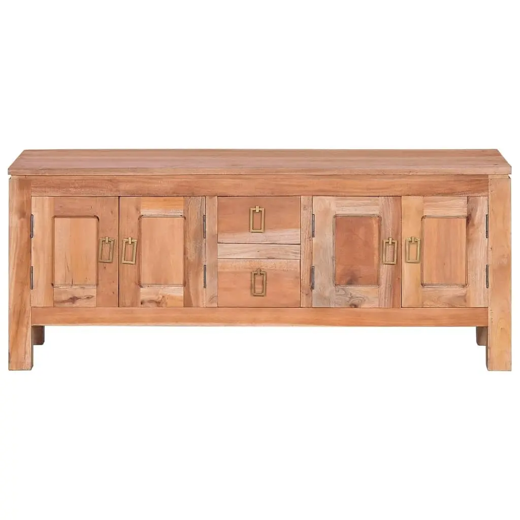 TV Cabinet 110x30x45 cm Solid Mahogany Wood 288821