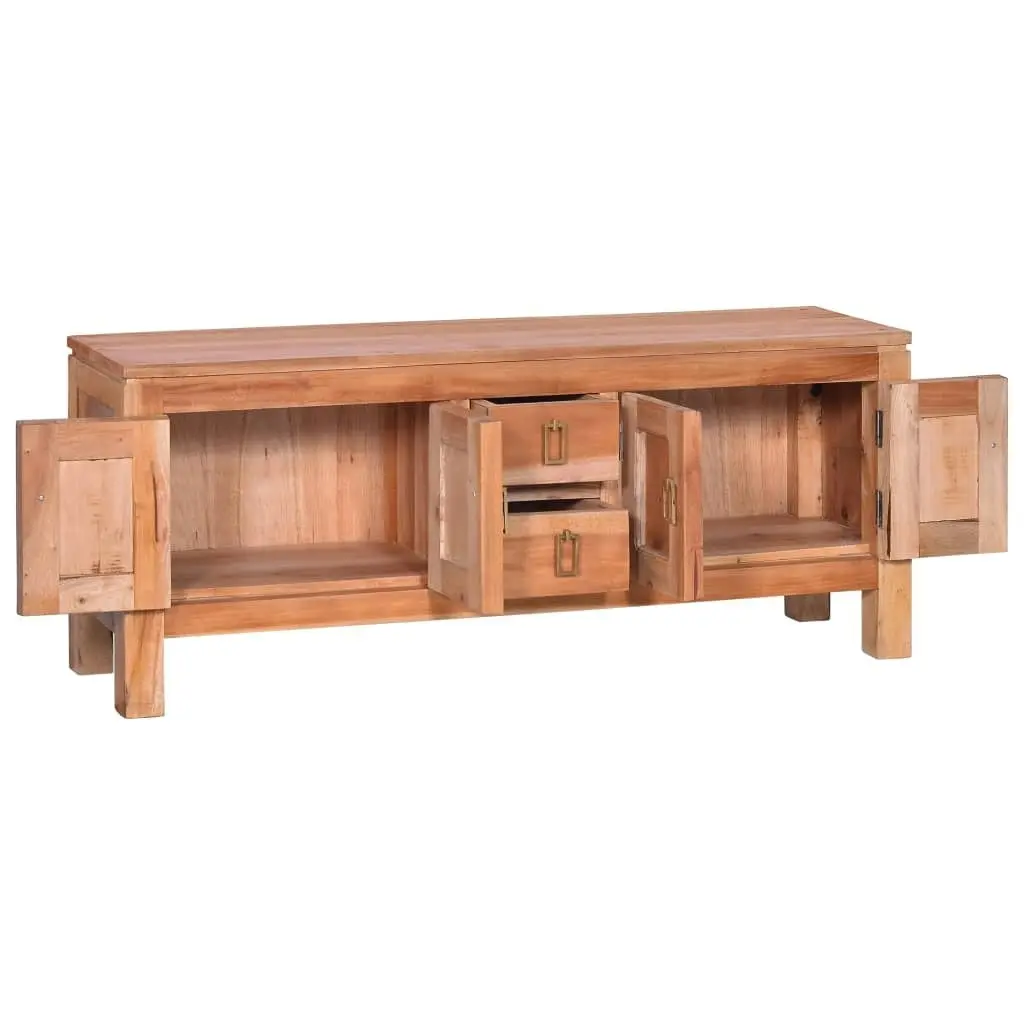 TV Cabinet 110x30x45 cm Solid Mahogany Wood 288821