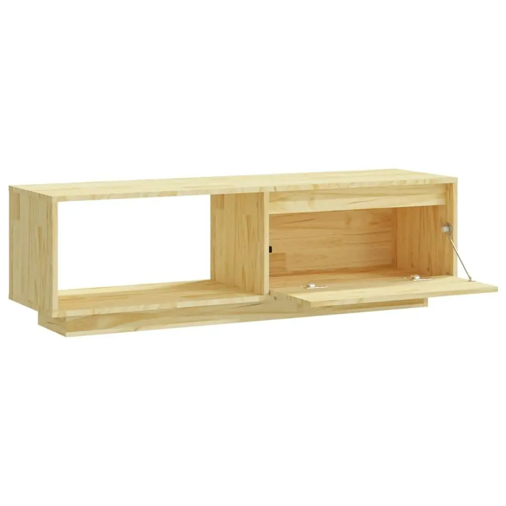 TV Cabinet 110x30x33.5 cm Solid Pinewood 809888