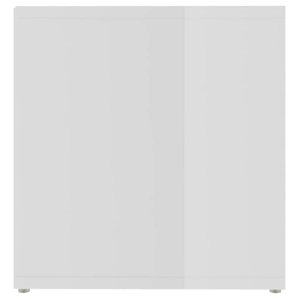 TV Cabinet High Gloss White 72x35x36.5 cm Engineered Wood 805531