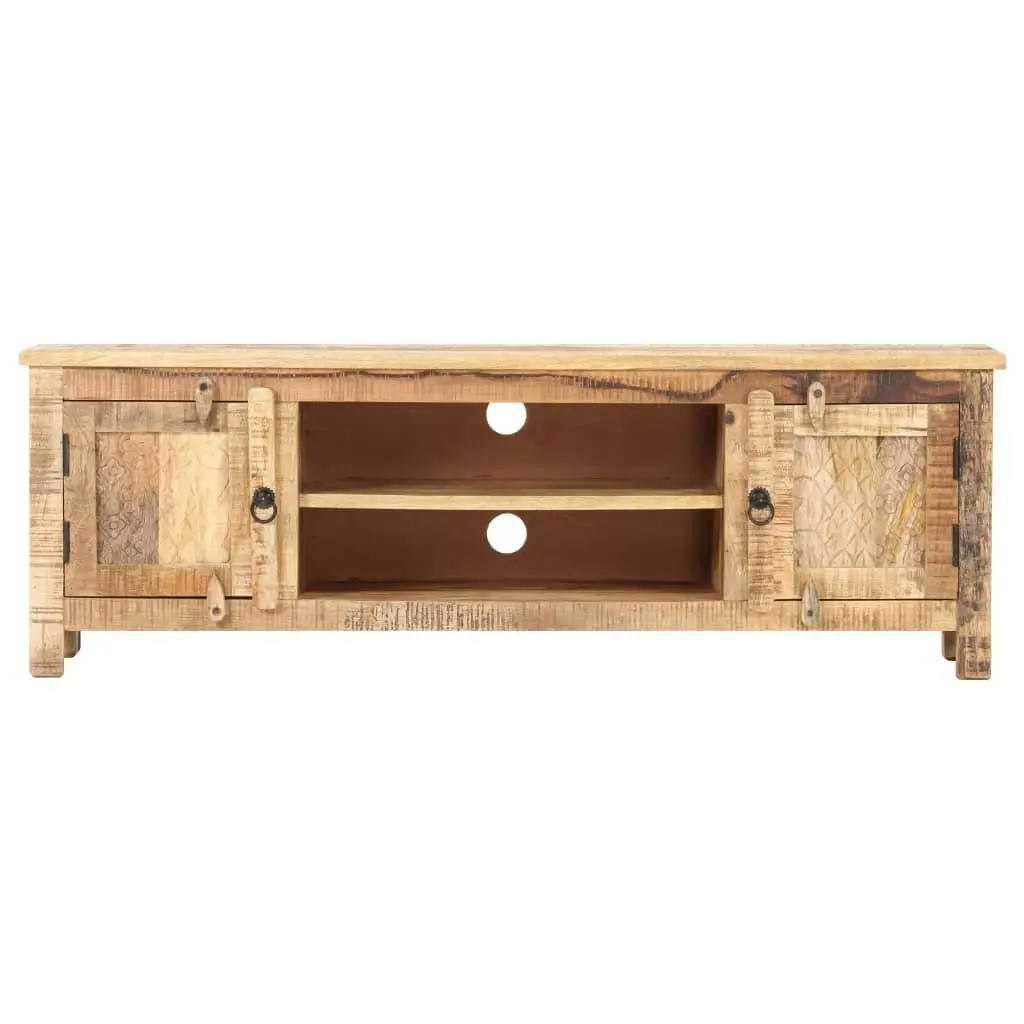 TV Cabinet 120x30x40 cm Rough Mango Wood 320238