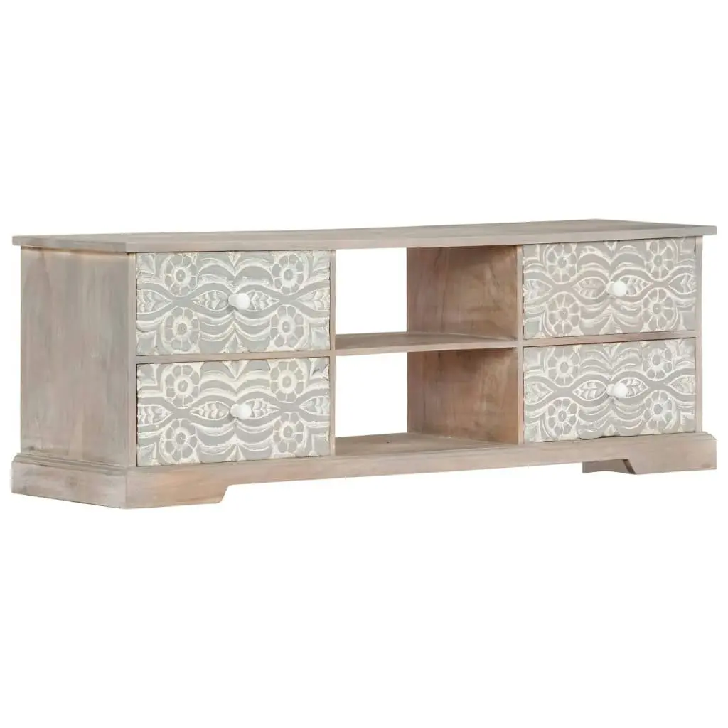 TV Cabinet 120x30x40 cm Solid Acacia Wood 247688