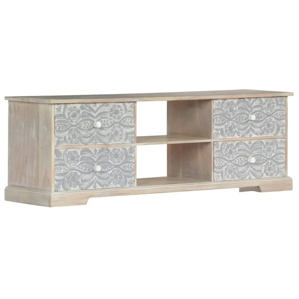 TV Cabinet 120x30x40 cm Solid Acacia Wood 247688