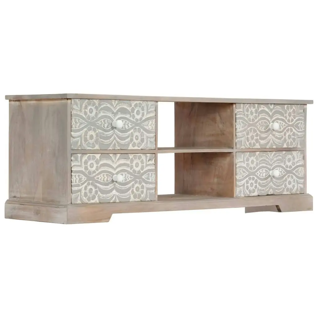 TV Cabinet 120x30x40 cm Solid Acacia Wood 247688