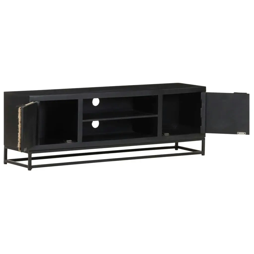 TV Cabinet 120x30x40 cm Solid Mango Wood 323496