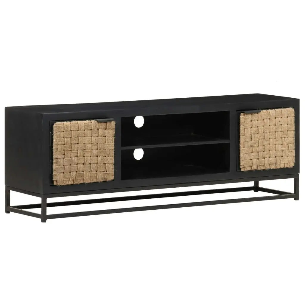 TV Cabinet 120x30x40 cm Solid Mango Wood 323496