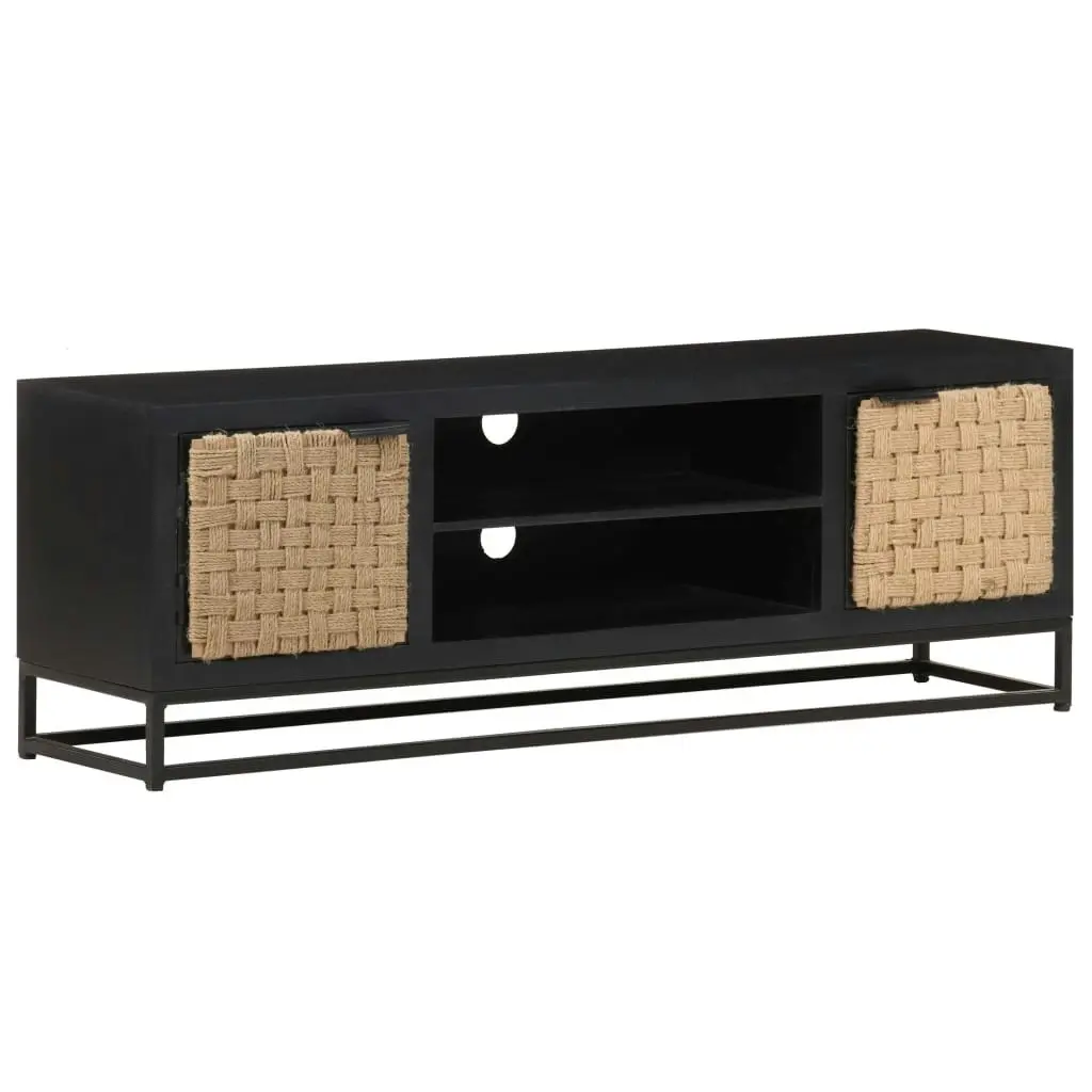 TV Cabinet 120x30x40 cm Solid Mango Wood 323496