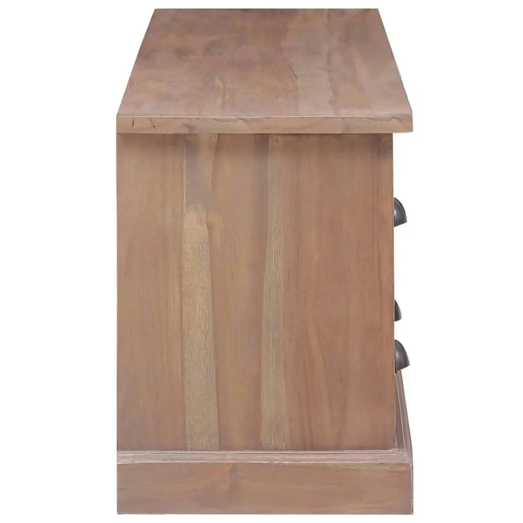 TV Cabinet 120x30x40 cm Solid Teak Wood 287736