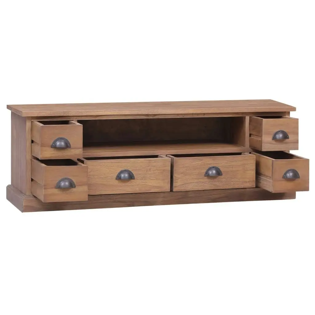 TV Cabinet 120x30x40 cm Solid Teak Wood 287736