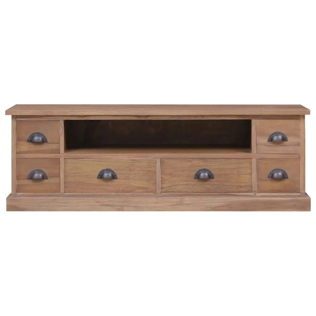 TV Cabinet 120x30x40 cm Solid Teak Wood 287736