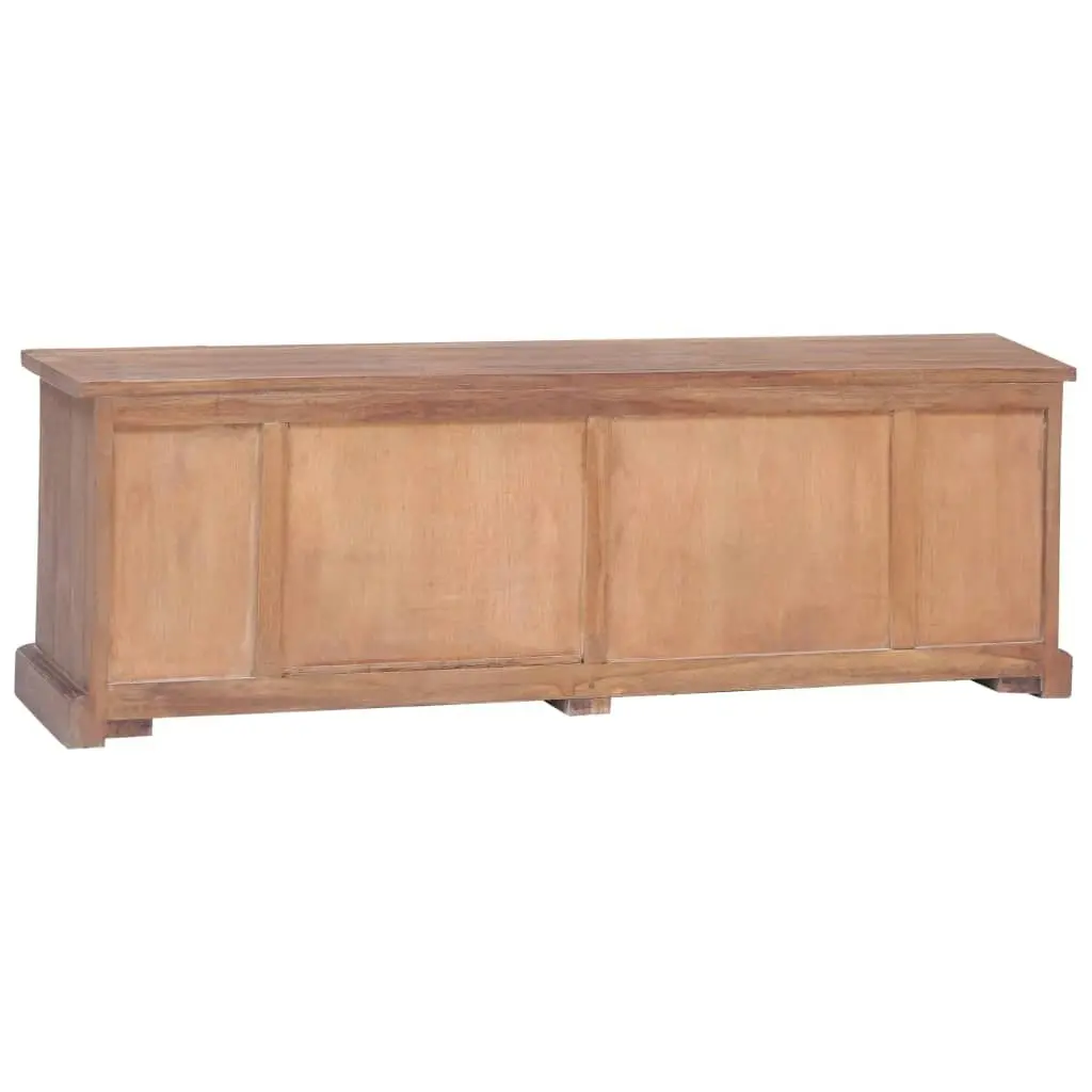 TV Cabinet 120x30x40 cm Solid Teak Wood 287736