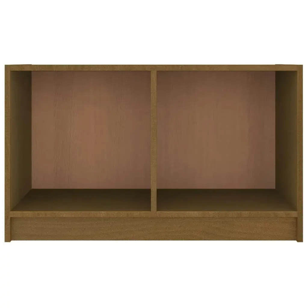 TV Cabinet Honey Brown 70x33x42 cm Solid Pinewood 809945