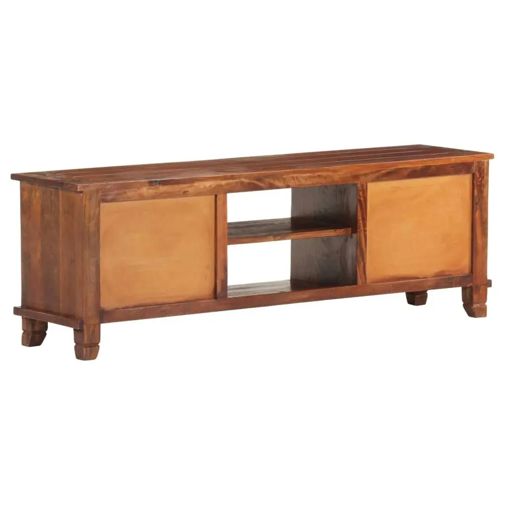 TV Cabinet Honey Brown 120x30x41 cm Solid Acacia Wood 321818