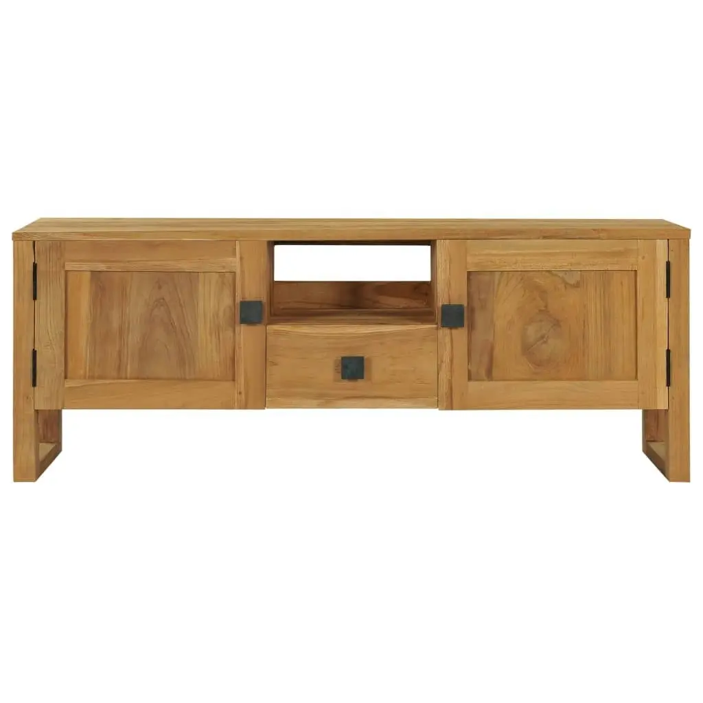 TV Cabinet 120x32x45 cm Solid Teak Wood 288845