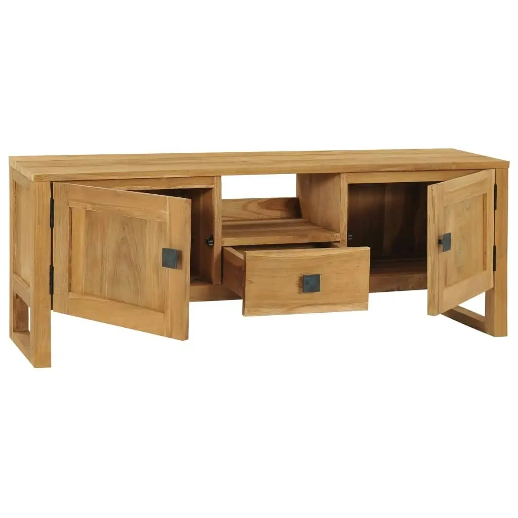 TV Cabinet 120x32x45 cm Solid Teak Wood 288845